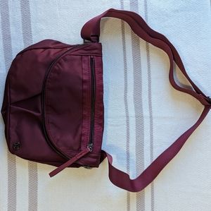 Lululemon Crossbody Bag, Maroon